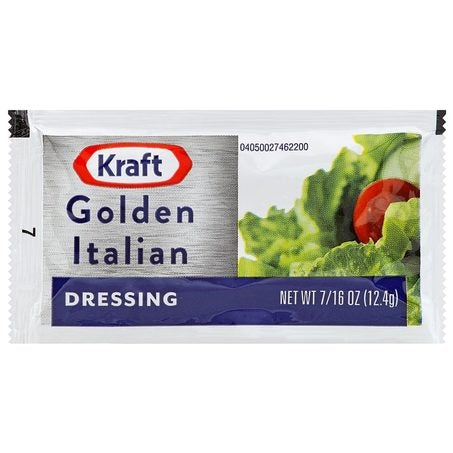 Wholesale Kraft Case Golden Italian Dressing Packets- Bulk