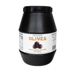 Wholesale Kryssos Olives Kalamata Pitted Mini Keg 4.4 Lb- Bulk