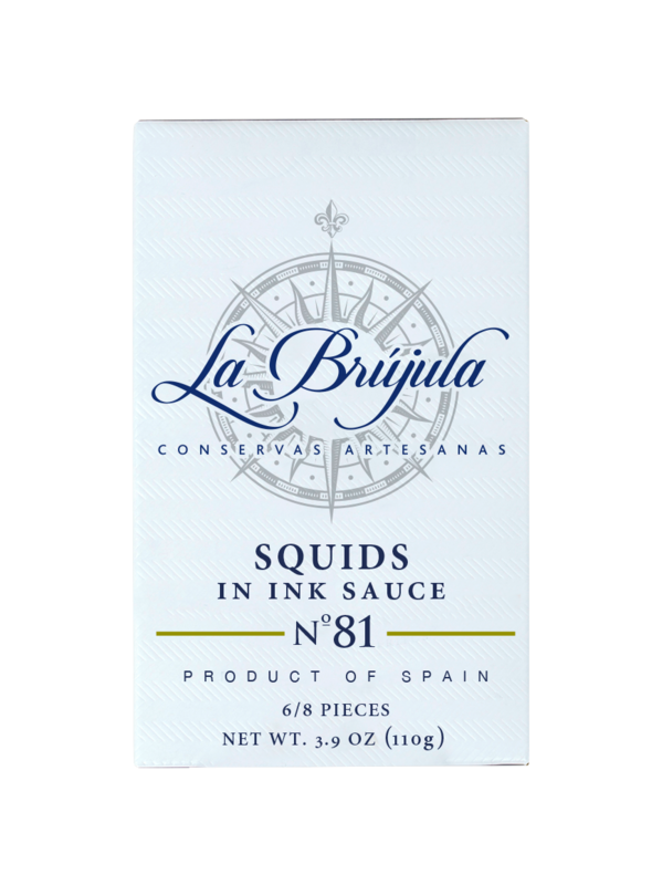 Wholesale La Brujula Squid In Ink 115G- Bulk