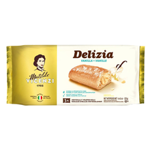 Wholesale Vicenzi Case Delizia Cream Filled Puff Pastry Bar- Bulk