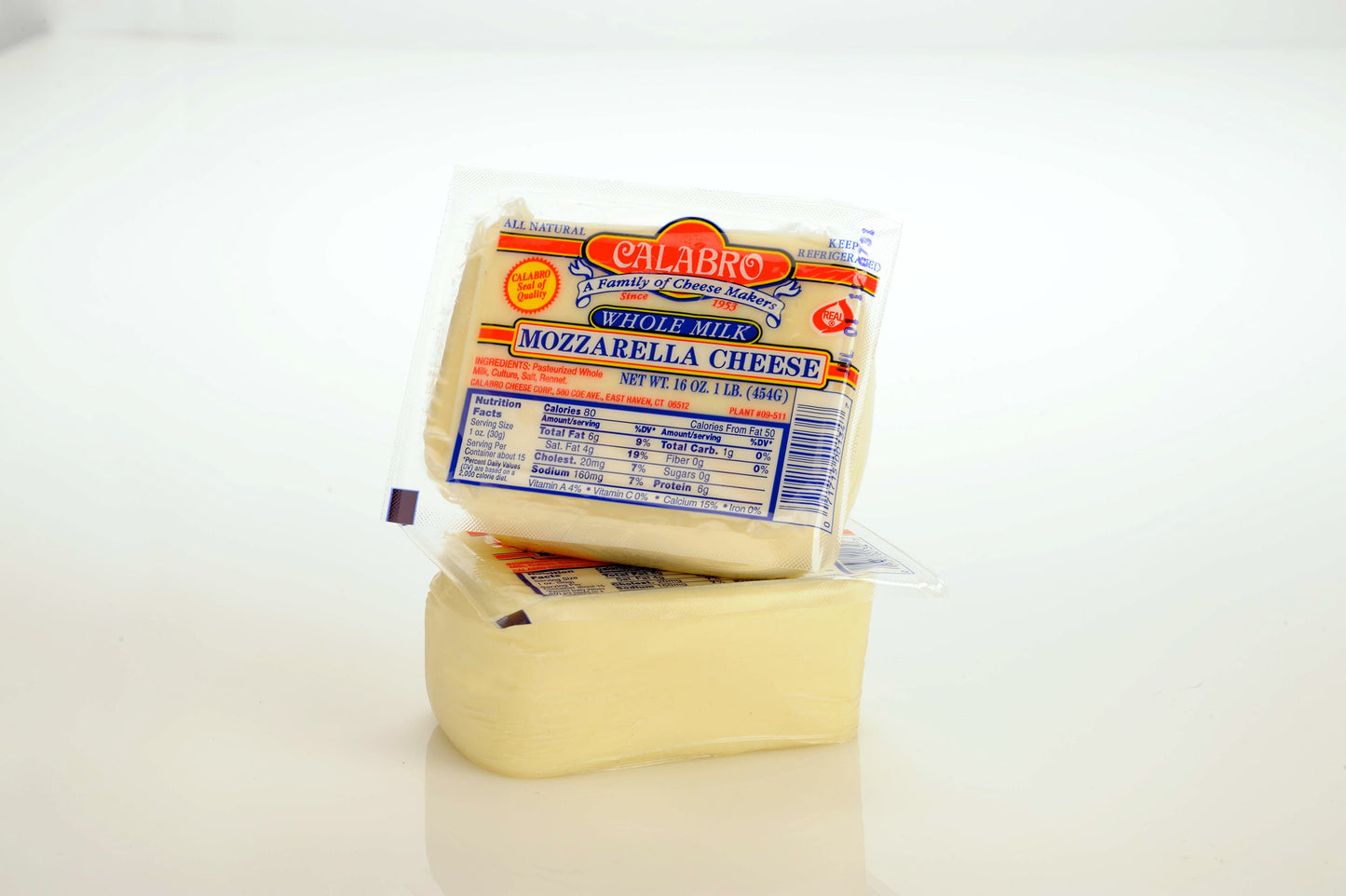 Wholesale Calabro Mozzarella Whole Milk- Bulk