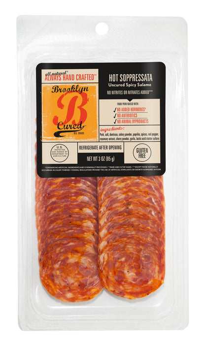 Wholesale Bc Presliced Hot Soppressata- Bulk