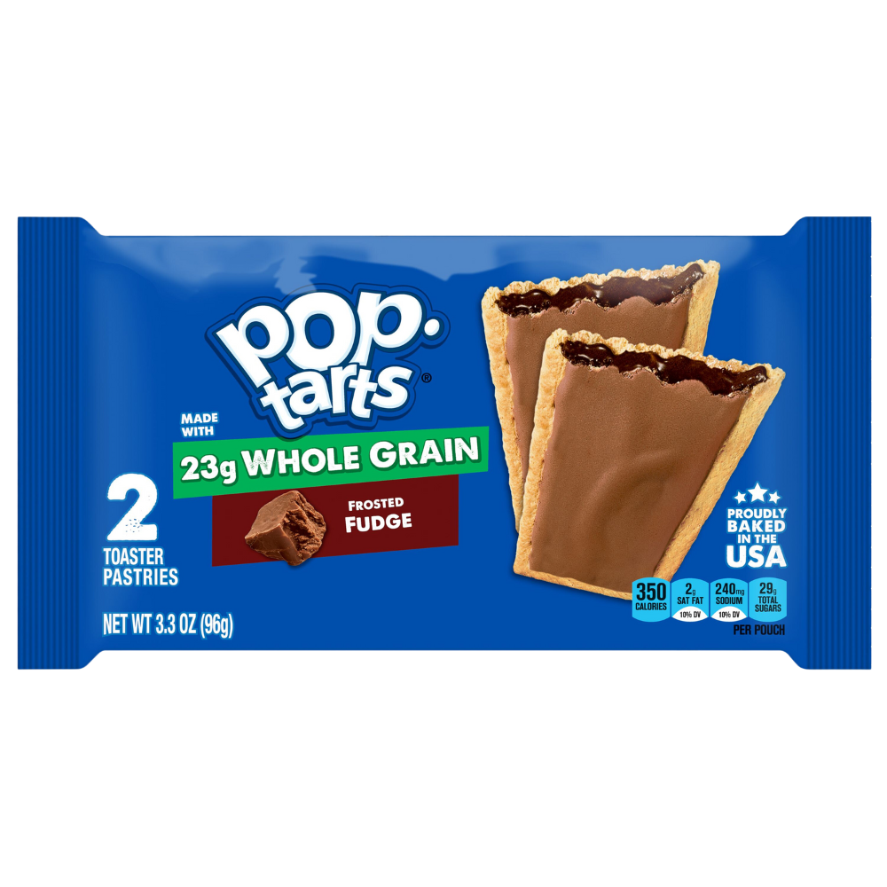 Wholesale Kelloggs Pop-Tarts Whole Grain Frosted Fudge | 2 ct- Bulk