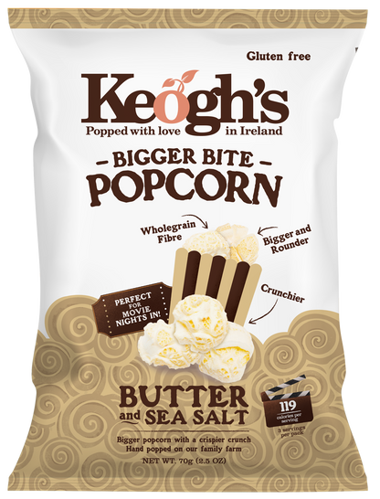 Wholesale Keogh'S Popcorn Butter Sea Salt- Bulk