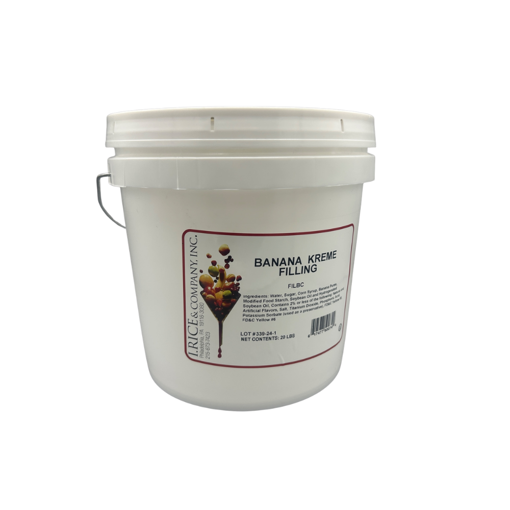 Wholesale Intercounty Case Banana Kreme Filling- Bulk