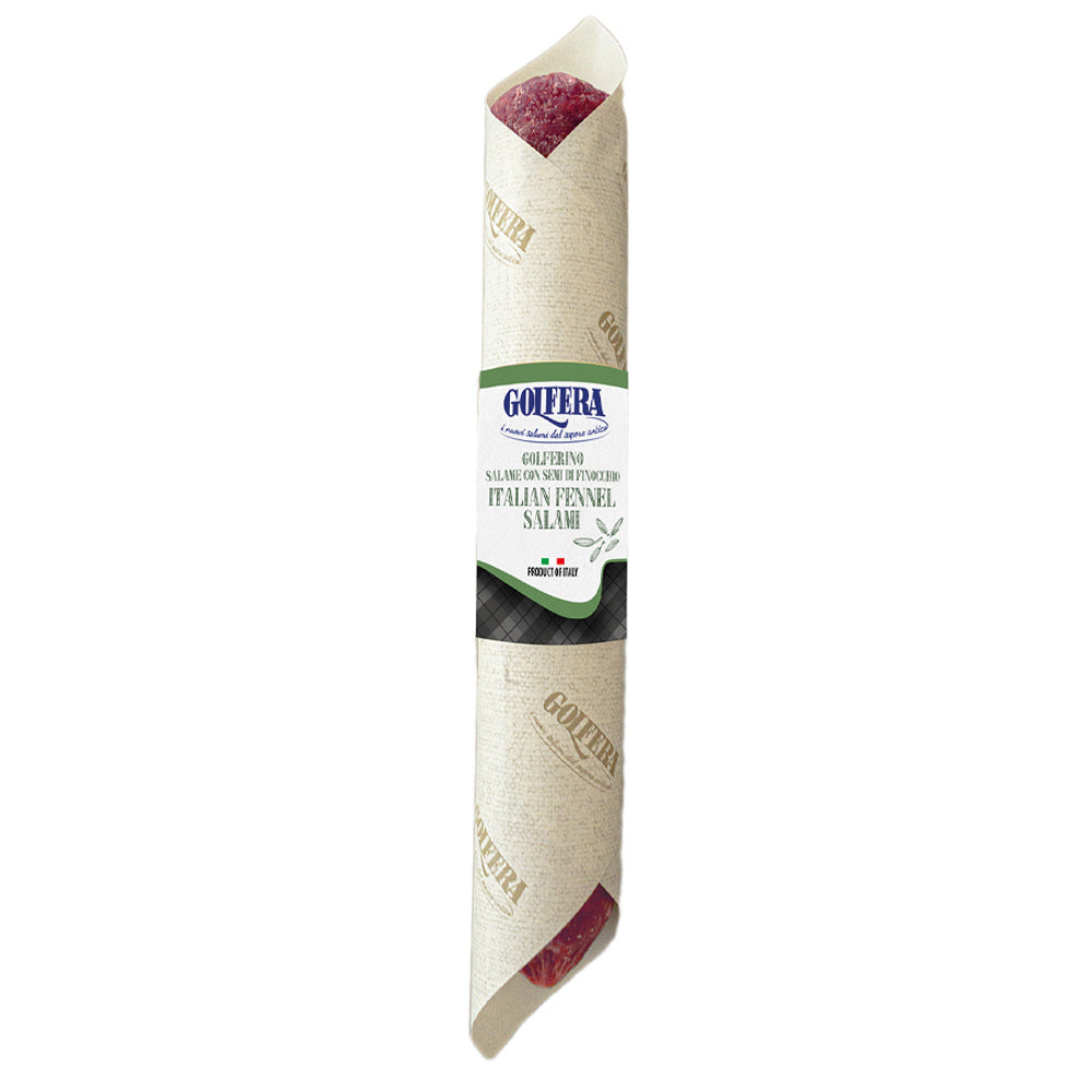 Wholesale Golfera Case Italian Fennel Salami Chubs- Bulk