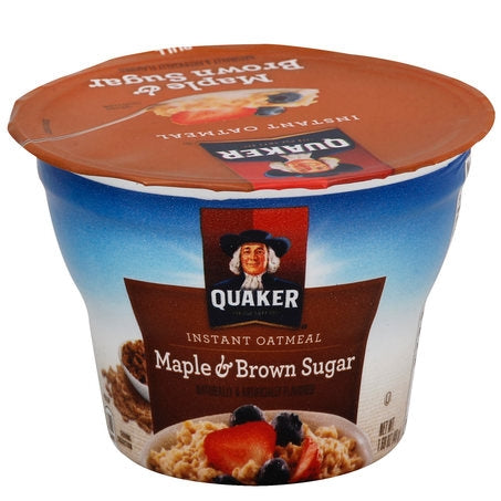 Wholesale Quaker Case Instant Oatmeal Maple Brown Sugar- Bulk