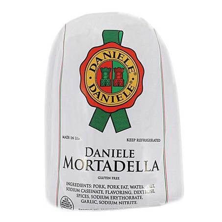 Wholesale Del Duca Case Plain Halves Of Mortadella- Bulk