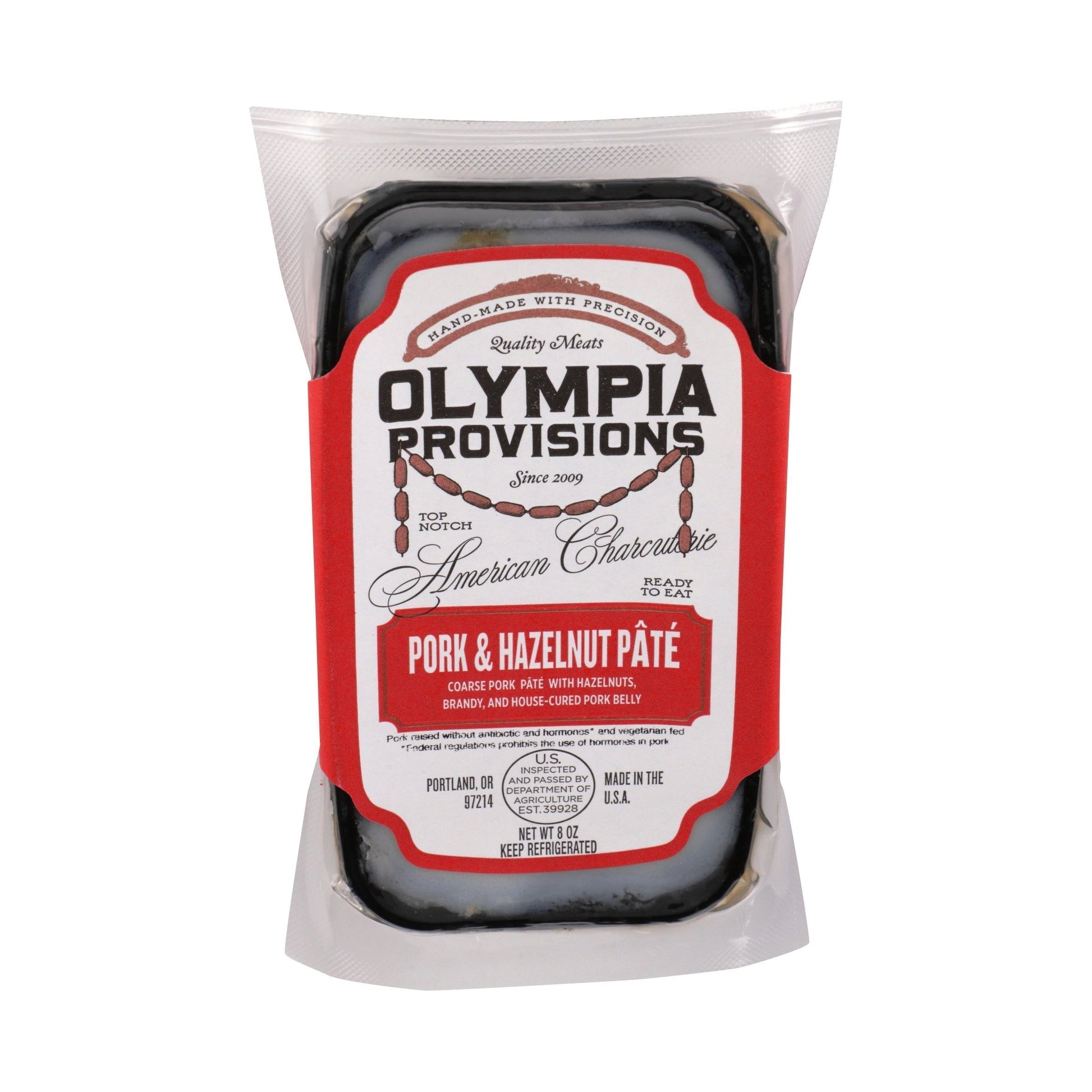 Wholesale Olympia Provisions Pork & Hazelnut Pate 8 oz- Bulk