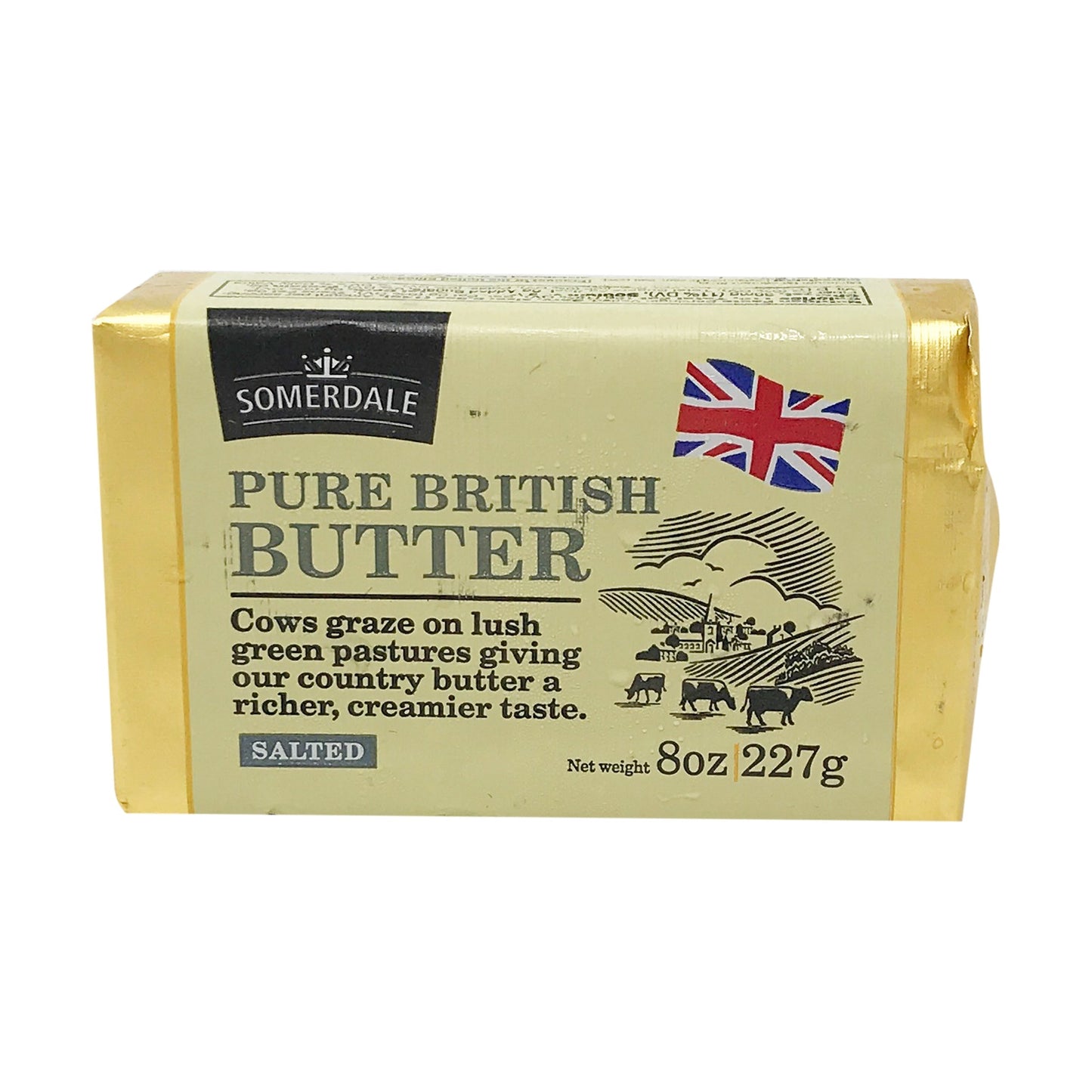Wholesale Somerdale Pure British Butter Salted 8 oz- Bulk