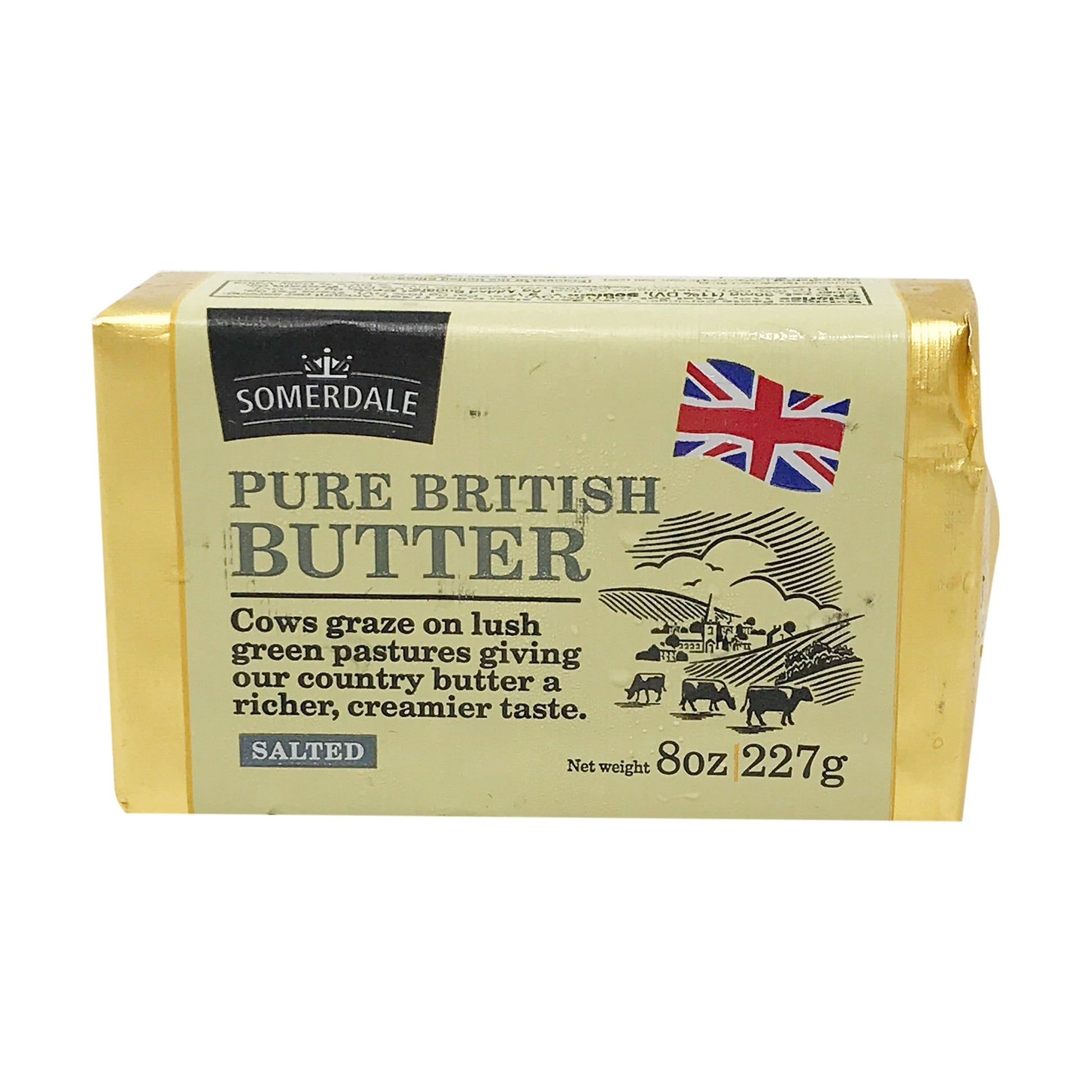 Wholesale Somerdale Pure British Butter Salted 8 oz- Bulk