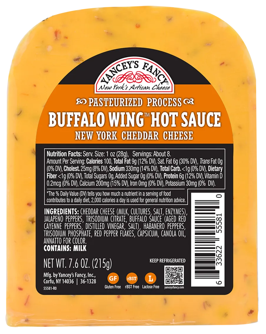 Wholesale Yanceys Fancy Ched Buffalo Hot- Bulk
