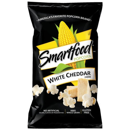 Wholesale Smart Food Case * White Cheddar Popcorn- Bulk