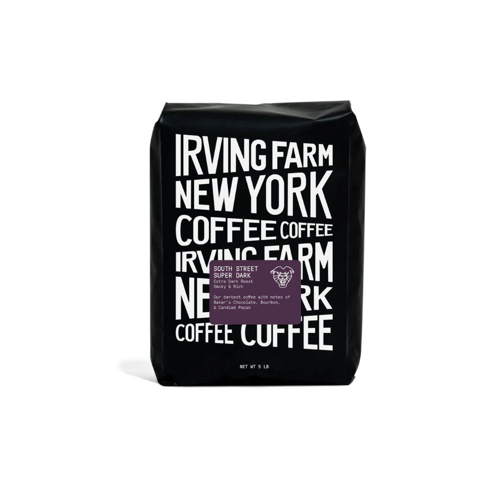 Wholesale Irving Farm Each Whole Bean South Street Super Dark Coffee- Bulk