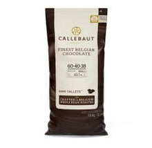 Wholesale Callebaut 60.1% Dark Chocolate Callets 60-40-38 22 Lb- Bulk