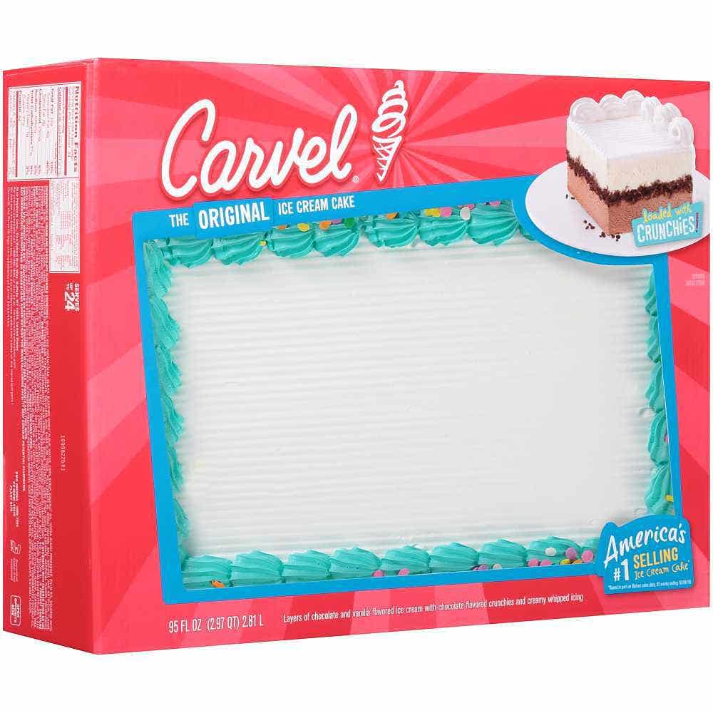 Wholesale Carvel Party Sheetconfetti Ice Cream Cake 95 Oz- Bulk