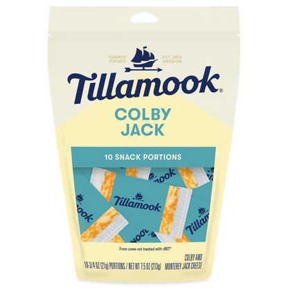 Wholesale Tillamoo Colby Jack Portions- Bulk