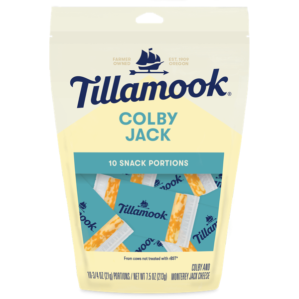 Wholesale Tillamoo Colby Jack Portions- Bulk