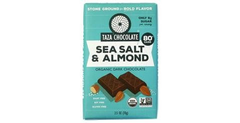 Wholesale Taza Sea Salt And Almond Amaze Bar- Bulk