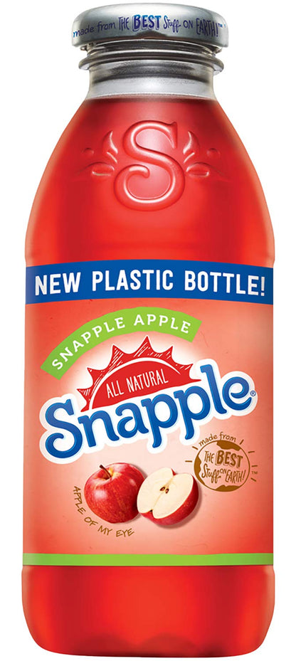 Wholesale Snapple Case Apple Beverage 16 Oz Plastic- Bulk