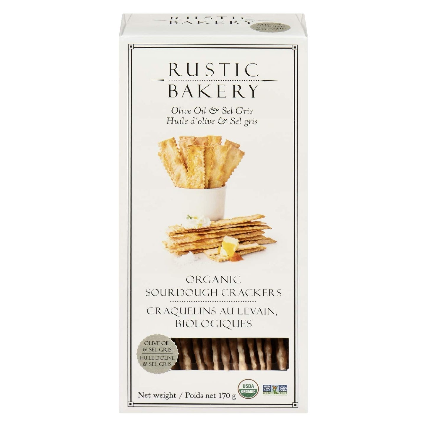 Wholesale Rustic Flatbread Olive Oil Sel Gris- Bulk