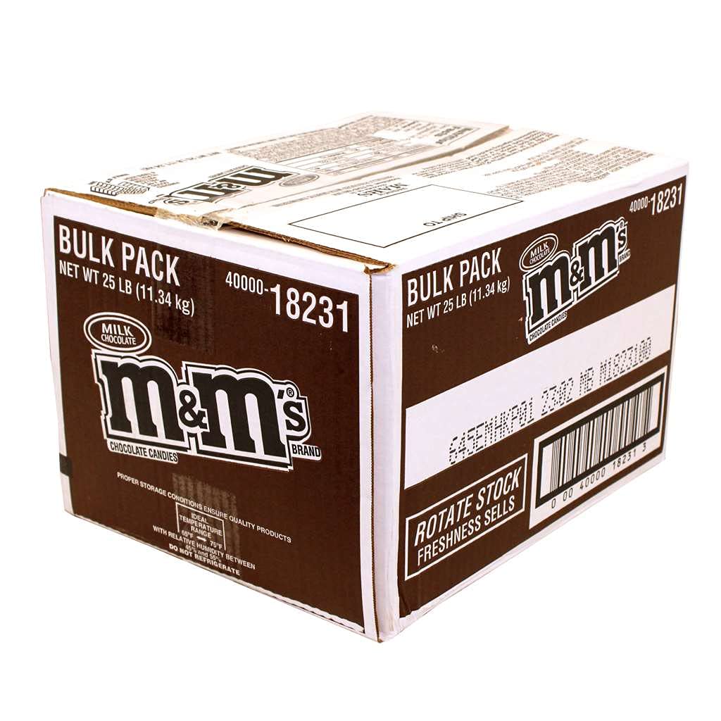 Wholesale M&M Mars Case M&M Plain Bulk Bag- Bulk
