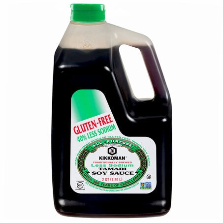 Wholesale Kikkoman Each Gluten Free Less Sodium Tamari Soy Sauce- Bulk