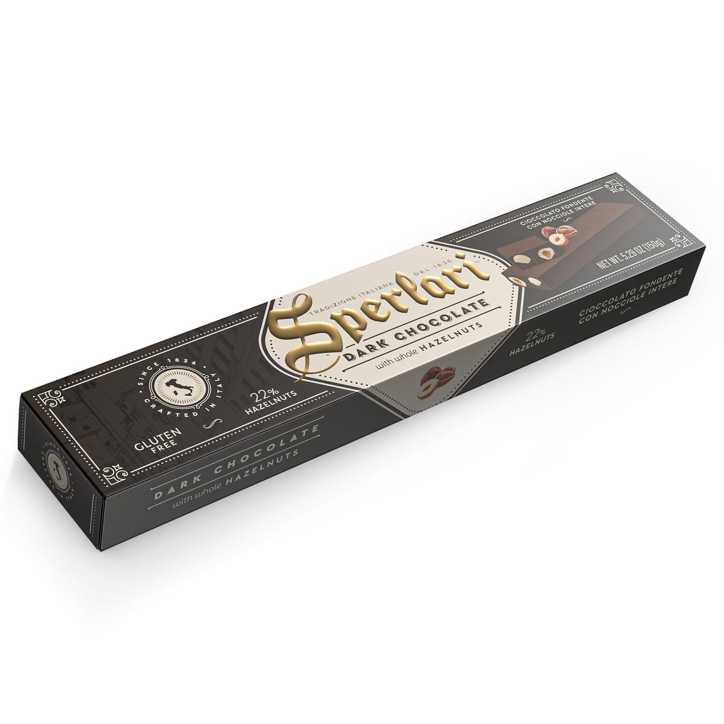 Wholesale Sperlari Dark Chocolate With Hazelnut Zanzibar | 5.29 oz- Bulk