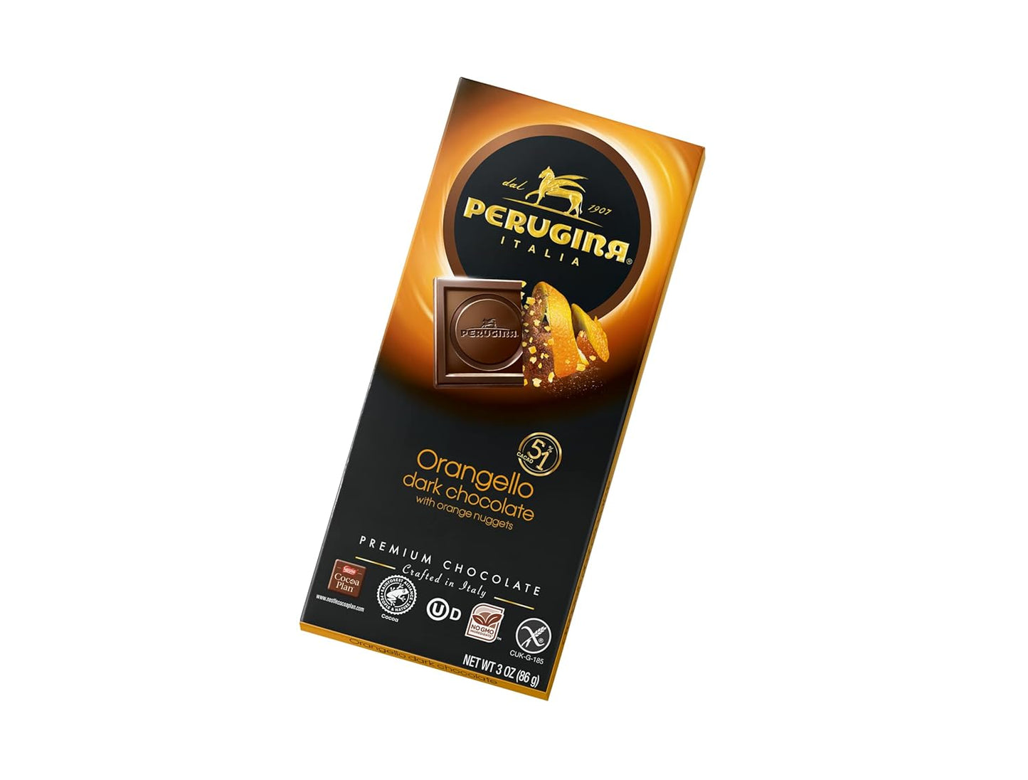 Wholesale Perugina Case Orangello Dark Chocolate Bar- Bulk