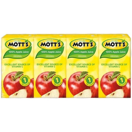 Wholesale Mott'S Mini Apple Juice Brick Pack 4.23Oz | 4.23 oz- Bulk