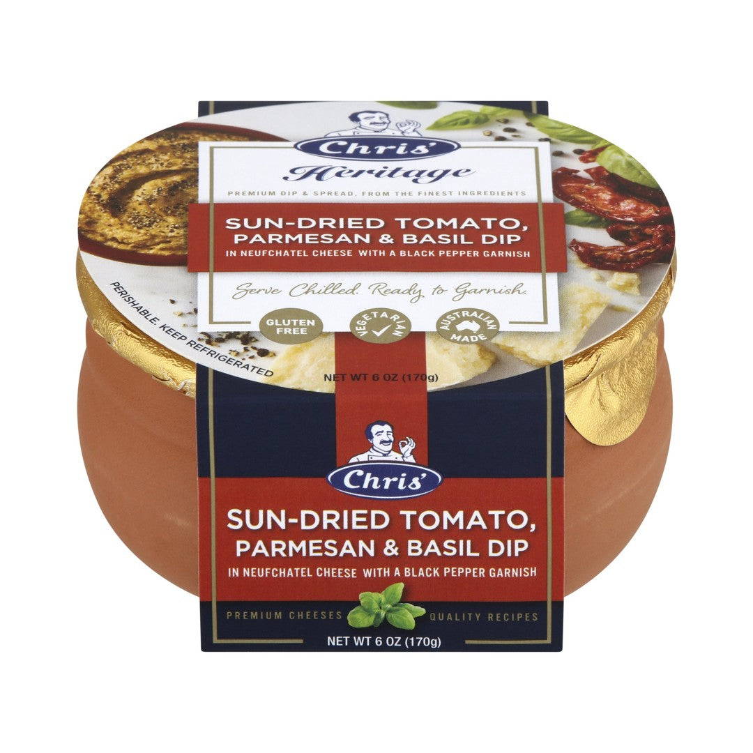 Wholesale Heritage Parm/Sd Tomat/Basil Dip X.- Bulk