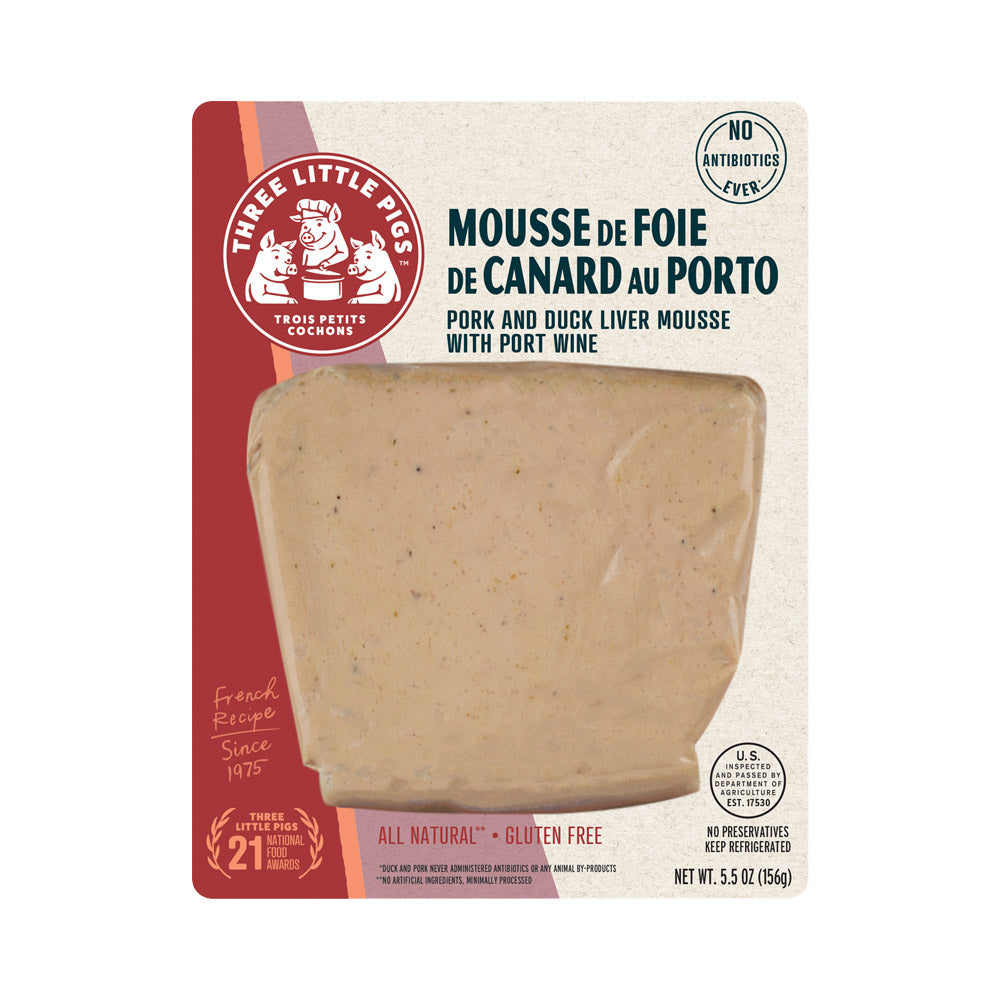 Wholesale Les Trois Mousse Canard Slices- Bulk