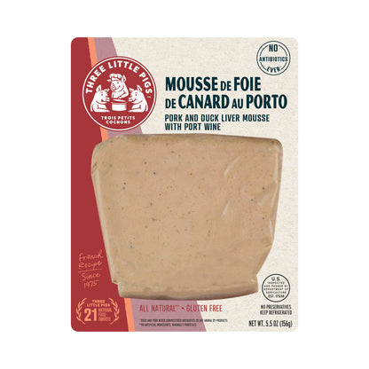 Wholesale Les Trois Mousse Canard Slices- Bulk