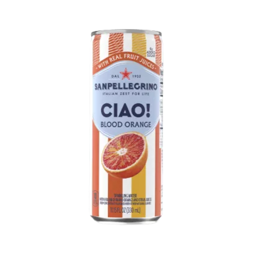 Wholesale Sanpellegrino Sparkling Blood Orange Beverage | 11.15oz (330ml)- Bulk