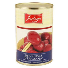 Wholesale Indigo Each Cerignola Whole Red Olives- Bulk