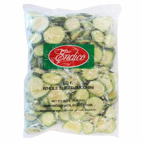 Wholesale BoxNCase Each Sliced Zucchini- Bulk