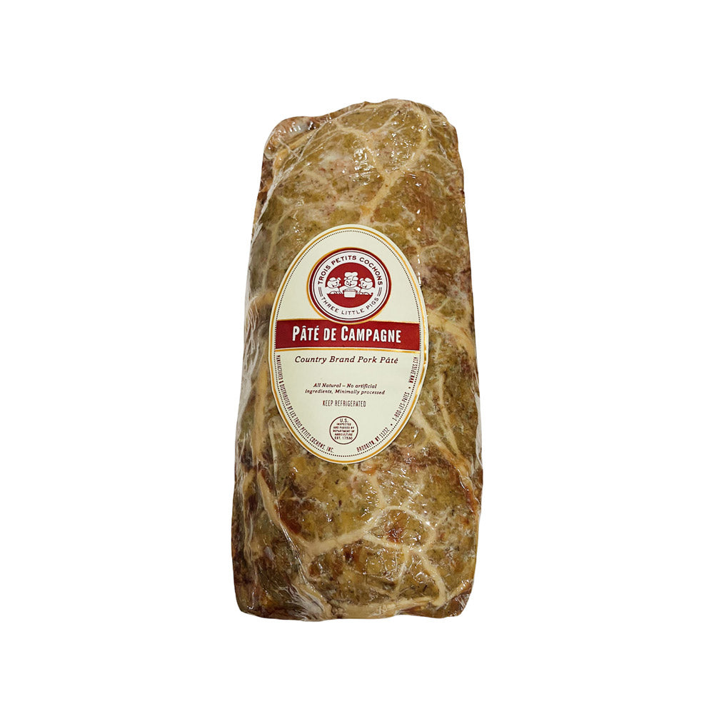 Wholesale Les Trois Petits Cochons Pâté de Campagne (Country Pork Pâté) 3 LB- Bulk