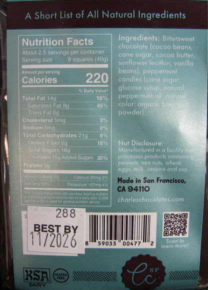 Wholesale Cc Peppermint Bark Bar- Bulk