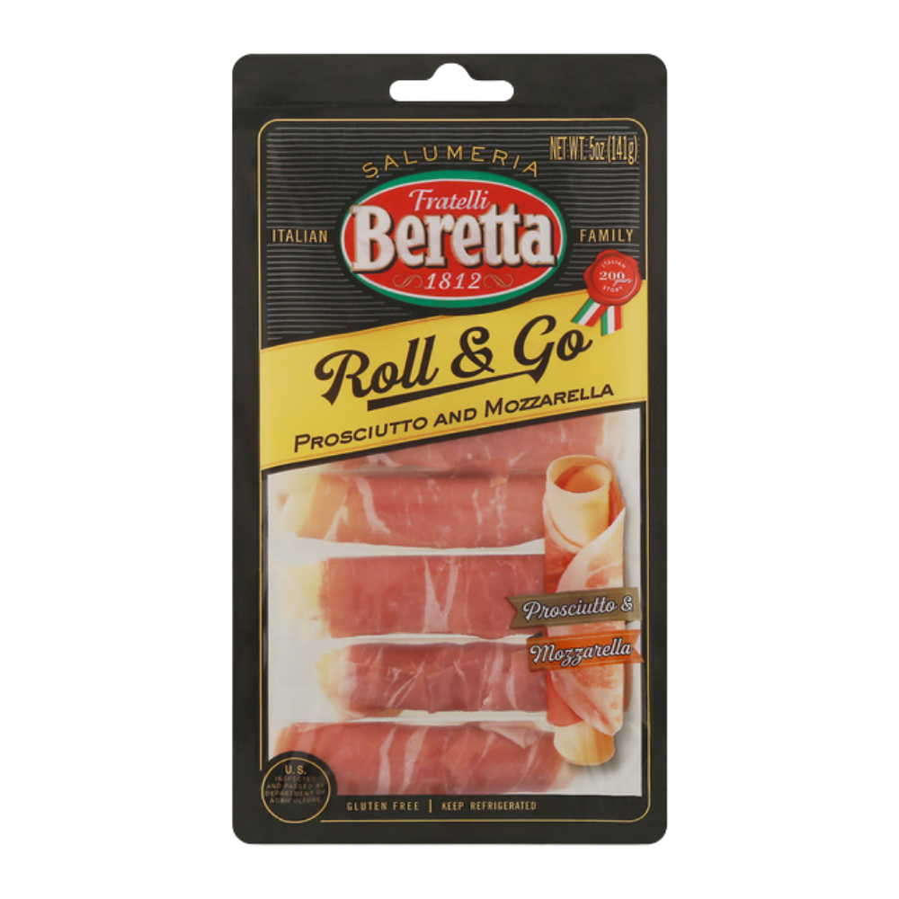 Wholesale Beretta Case Prosciutto & Mozzarella Roll & Go- Bulk