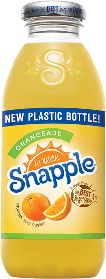 Wholesale Snapple Case Orange Beverage Plastic Bottle- Bulk