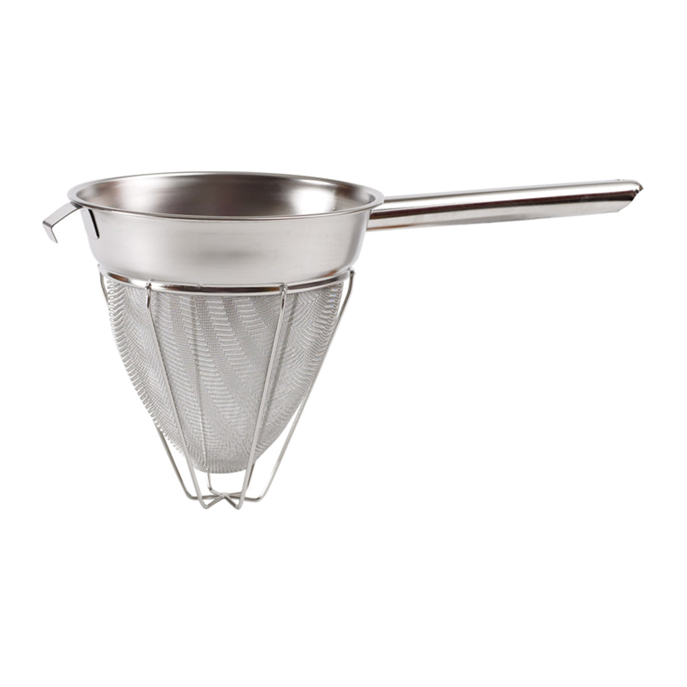 Wholesale Winco Each 8 Inch Fine Mesh Cone Strainer- Bulk