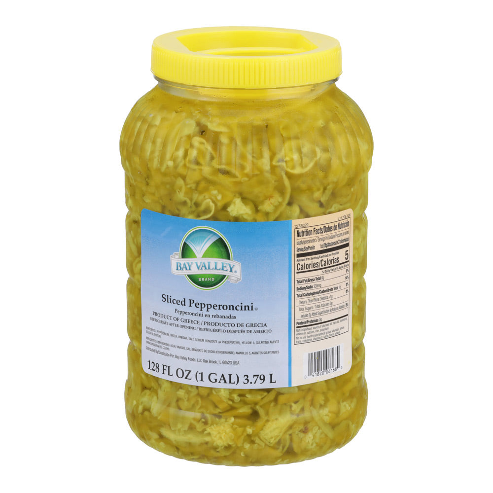 Wholesale Bay Valley Each Sliced Pepperoncini- Bulk