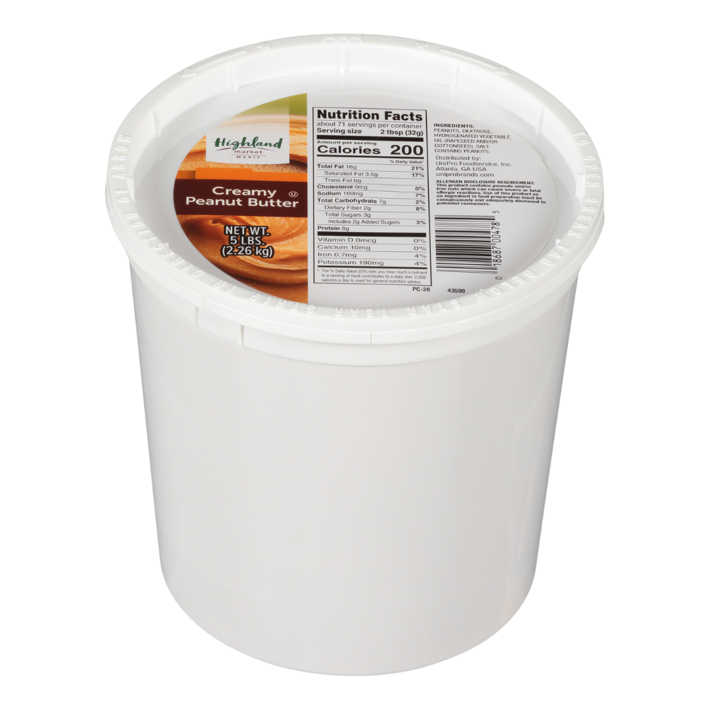 Wholesale Highland Mkt Case Peanut Butter- Bulk
