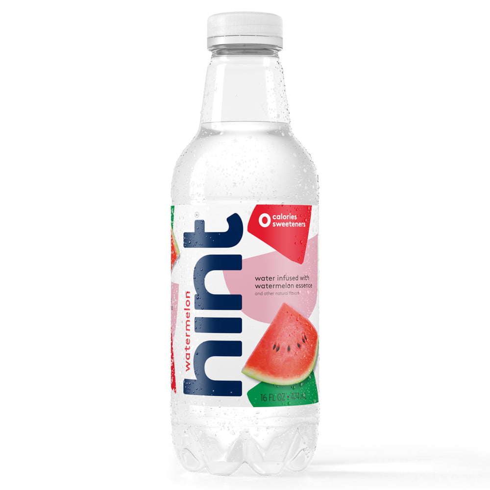 Wholesale Hint Watermelon Flavored Water 16 Fl Oz Bottle- Bulk