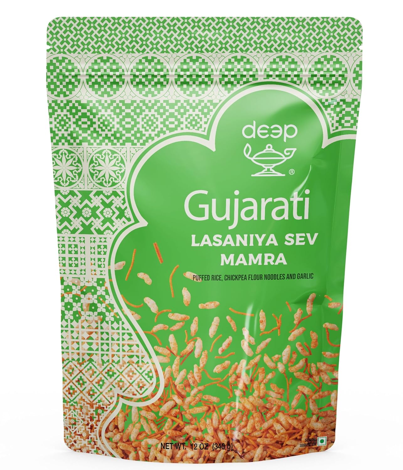 Wholesale Deep Lasaniya Sev Mamra 12 Oz- Bulk