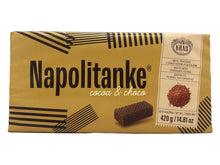 Wholesale Kras Napolitanke Wafers Cocoa & Chocolate 420g- Bulk