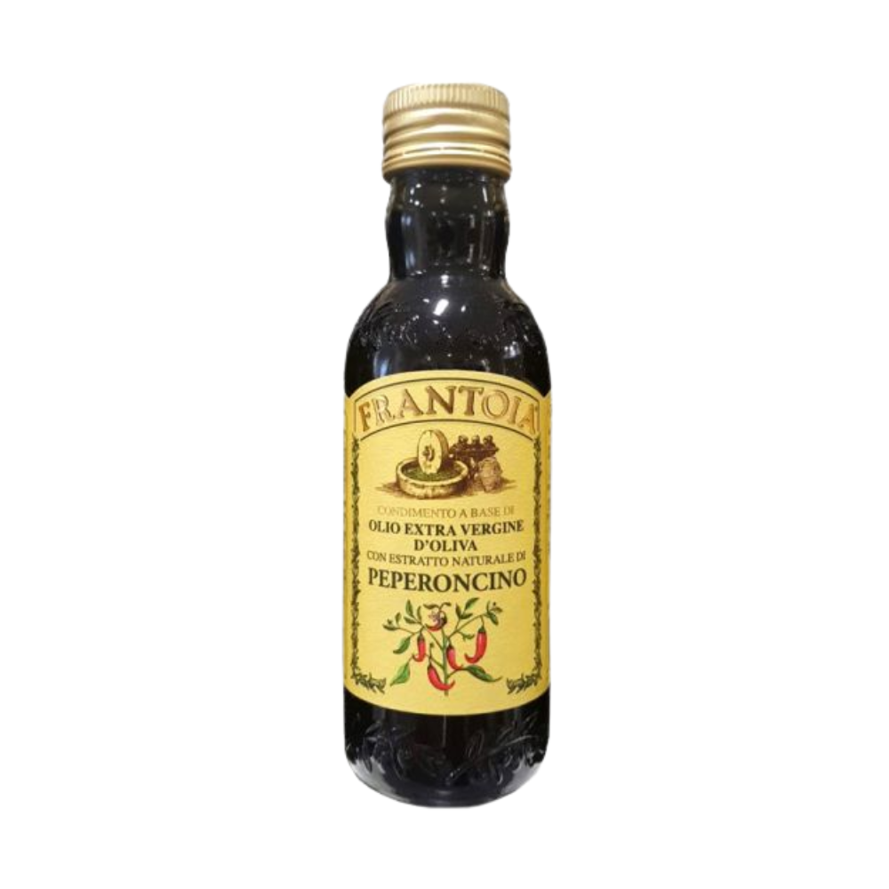 Wholesale Frantoia Case Extra Virgin Olive Oil With Chili Peppers- Bulk