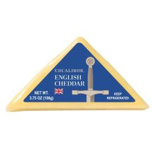 Wholesale Excalibur Mini English Cheddar Wedge 3.75 Oz- Bulk