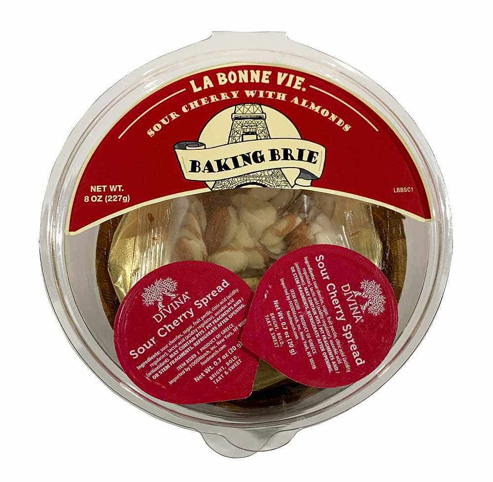 Wholesale Hampton Cheese Sour Cherry And Almonds Baking Brie 8 Oz- Bulk