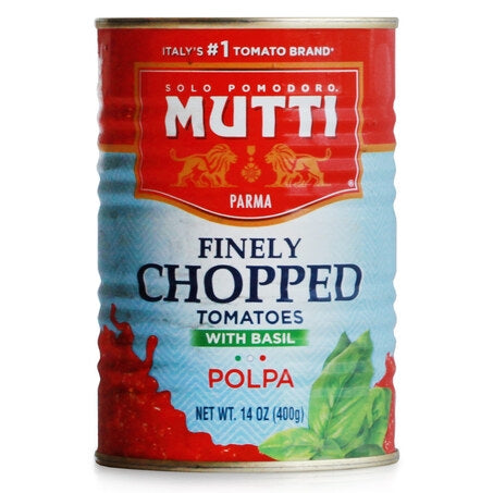 Wholesale Mutti Chopped Tomato With Basil | 14 oz- Bulk